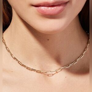 Ana Luisa Laura bold paperclip chain gold